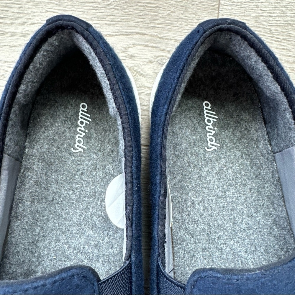 Allbirds Wool Cruiser Slip On Shoes Navy Blue Size 11 - Picture 7 of 12
